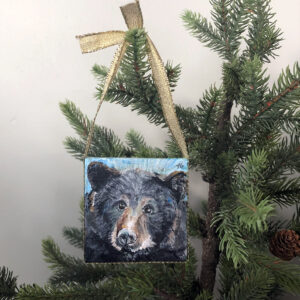 “Beatrice” Black Bear Ornament