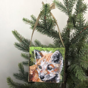 “Cory” Red Fox Ornament