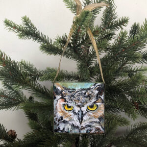 “Carl” Owl Ornament